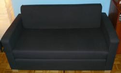 This sofa is less then 2 years. Selling it because I have no room for it any more & I want to sell it ASAP.
It was a $200 sofa asking $50, no stains or rips. It?s black/ loveseat style. Pulls out into a bed. Contact me Alan if you are interested at