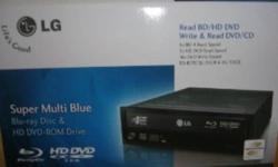 An internal Blu Ray player with an External closure that makes it portable from machine to machine.
Blu Ray
http://www.youtube.com/watch?v=-ByVPriEF1c
SATA Enclosure
http://www.vantecusa.com/front/product/view_detail/293
Together as a package they are