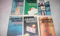 I have 11 James Bond books from the 1960s. They are all in good condition. All for $20.
