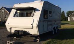 1994-21' Jayco Eagle SL in excellent condition. All records and manuals with the trailer, original sale data card. Coleman RV air conditioner, Hydro-Flame furnace, Norcold fridge and freezer, Wedgewood gas stove and oven (rarely used), Panasonic
