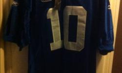 I have a Eli Manning jersey for sale, it is brand new and still has tags This ad was posted with the Kijiji Classifieds app.