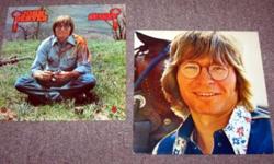 Two John Denver Lp's.
 
"Windsong" 1975  &  "Spirit" 1976.
Both gatefolds in NM condition - both vinyls in NM condition.   
 
NM=near mint