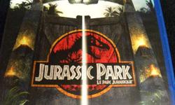 Jurassic Park 3D Bluray, item #I-46. Includes 3D bluray, bluray, DVD and digital copy. Price of $10 includes all taxes. Please refer to item #I-46 when inquiring. We also have more items for sale at The Bay Street Broker located on the corner of Bay and
