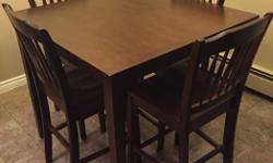 Brown kitchen table for sale only had for one year like new.
Moving in the next month needs to go.
Email if interested.!