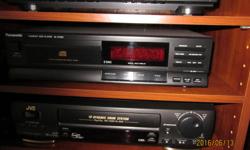 JVC Video Cassette Recorder - older model - $10.00.
Also have:
Panasonic Compact Disc Player - $15.00