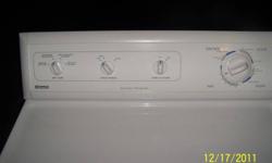 Kenmore (Gas) Dryer 20,000 btuhr
120v-60-6A stainless drum, multi cycle, new condition
manuals included 150 obo
