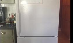 KitchenAid fridge in excellent condition. Purchased new by seller in 2001. Large capacity, excellent for a family or Suite. Fridge dimensions (WxDxH) 32.5"x31.5"x67.75".