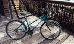 I have a ladies 15 speed renegade mountain bike for sale. It is tuned up and ready for a new rider. Asking $95. Contact James at 306-501-1869.