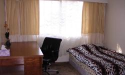Large room available December 10, 2011 on the second floor, for one person only. Not suitable for couples.
Room is recently fully renovated and it has brand new carpet. It has separate, private entrance, lock and key. It is fully furnished including bed,