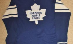 For Sale: Sweater by NHL -Toronto Maple Leafs
Great condition-No rips,stains,tears,etc.
Clean- size Large
$20.