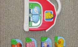 Leap Frog magnetic animal set plays songs to teach children about animals. Makes over 25 wacky animal combinations. Ideal for toddlers 12+ months old.