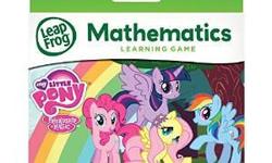 Brand New in box
Help your my little pony friends retrieve the elements of harmony and bring equestria back into balance
Have high-flying adventures with four fun mini-games to reinforce the learning
Teaches probability, counting, operations (addition,
