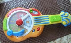 LeapFrog Learn and Groove: Animal Sounds Guitar $10
Features
* Rock away while the animals play!
* Language switch enables bilingual learning (French and English)
* Features three ways to play: Numbers, Animals and Music Play learning modes.
* Lively