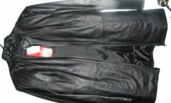 Leather coat never worn. Only asking 90.00  or best offer. Tags still on jacket. Size small.