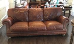 I have a leather couch and matching love seat for sale together or will sell separately.
Couch is approximately 84" (7ft) long x 34" high x 36" (3ft) deep
Love Seat is approximately 62", (5.5ft)approximately 64" x 33" (3ft) high x 36" (3ft) deep