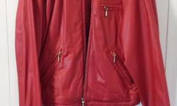 Red Leather Jacket
Brand: Danier
Size: XS