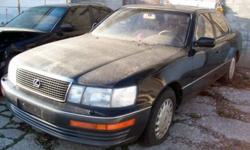 Parting out this 1992 Lexus LS 400. Parts will fit 1990-1994 Lexus LS 400, Low mileage V8 engine with automatic transmission. Rust free Black with nice Tan leather interior with no rips or wear, all parts available, shipping / delivery
bumpers $150 each