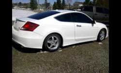 Make
Honda
Model
Accord Coupe
Year
2012
Colour
Taffeta white
kms
25000
2012 Honda Accord exl with hfp package, this car is like new condition, many options, comes with summer and winter tires on own rims, remote 2 way starter, navigation, Honda gold