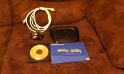 Linksys wireless router now with shaw there modem has wireless with it so don't need other one any more $50 obo
This ad was posted with the Kijiji Classifieds app.