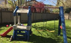 Swing set in great condition. asking $225. Must pick up.