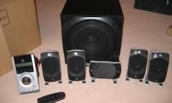 Lightly used Logitech z5500 surround system - bought new February 2011 for just over $400; Taken out of the box twice.
These speakers are nothing short of incredible, the amount of sound and bass they can kick out.
I'm asking $300, these would make a