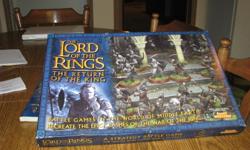 Lord of the Rings Strategy Game and instruction book. Some figures have been painted. Paint included but some may have dried out. 55.00 or Best offer.