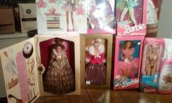 Barbies for Sale ,All mint in box ,Great for gifts or collectors or Flea Market
 
There the following that are mint in box NR
 
2005 Macklie Holiday Doll ( Fushia Dress) MINT NR                      
2003 Happy Holiday ( Bad Box) Mint NR