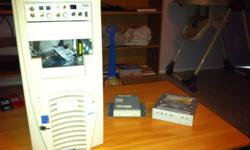 For Sale:
- Computer Tower: $25 (7 years old, still great condition and everything is fine with it) (Comes with front, side, and back fans)
- Mother Board: $20 (Just over 2 years old, this mother board has PCI express, and DDR2 type ram slots.
- 2 x 1 GB