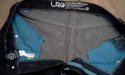 Black denim LRG jean shorts $15