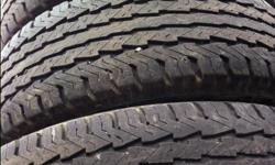 LT245/75R16 Goodyear Wrangler HT all season
Set of 4 in fair to good condition
$300.00 including installation
-Please contact Tim anytime via e-mail, call or text.
*Not what you're looking for? Come see us at Big O Tires or check out our Nanaimo Tire