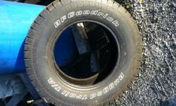 I have a set of 4 BFGoodrich Rugged Trail T/A tires for sale. They have only 1500 km on them. Looking for $900 obo. They are worth over $1100 new.
   Call Mike
   519-362-7391