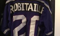Third alternative Los Angeles Kings jersey with authentic name and number