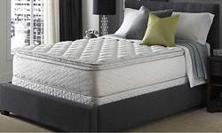 Used in Guest Room. Smoke-free, pet-free clean home. Original price was $999 + tax Asking ONLY a fraction of the cost at $349 for mattress and boxspring!!!!
It features full perimeter foam encasement offering a comfortable sitting edge and unprecedented