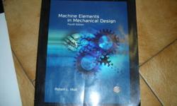 Machine Elements in Mechanical Design
  
ISBN: 0131911295    ISBN-13: 9780131911291
Publisher: Pearson Education - 2003-05-01
Format: PaperbackList price: USD 128.81
International edition
Asking $65