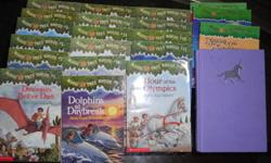 Slightly used collection of Magic Tree House books. Missing a couple in the collection. $25 for the entire set or may sell individually for $2