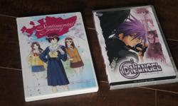 Mint condition -
D-N-Angel - Volume 1 : $5.00
Sentimental Journey 2-DVD : $6.00
Happy Lesson 1,2,3,4,OVA : $20.00
Azumanga Daioh 1,2,3,4,5,6 : $55.00