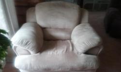 Matching Sofa and Chair. Colour is "micro buck". This living room set is in very good condition. It is less than 6 years old. I have the receipt. Price is negotiable.