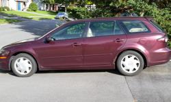 Make
Mazda
Model
6
Year
2006
Colour
Burgundy
kms
196000
Trans
Automatic
Leather interior, 6 cylinder, power windows, locks, mirrors, seats, moon roof, Bose Stereo CD, alarm system, dual climate, heated seats, winter tires on rims included, new battery,