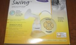 An amazing single pump by Medela.  Can be used with a plug or batteries.  Great for long drives because you can pump in the car!!!  Or even home use.  From a smoke free home.  In excellent condition. Paid $200 new.