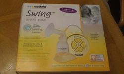 Medela swing pump in excellent condition, comes in the box, works prefectly :)