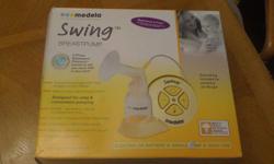 ~ Medela Swing Pump. Excellent condition, works perfectly! Bought 1 year ago for $169, used very little. Can be plugged in or used with batteries. Smoke free home. $60 firm.