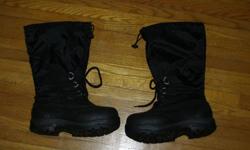 Men's Sorel winter boots.  Size 8 USA.  Black.  Great condition!  $45.00 o.b.o.!