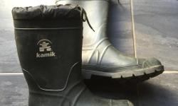 MENS KAMIK LINED RUBBER BOOTS size 11