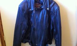 Mens Leather Motorcycle Jacket with 3M removable liner
-Size 46
-Used maybe 5 times practically brand new
 
I check my email everyday, if you prefer to call ask for Brad or leave a message.