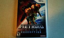 Near mint condition Metroid game with Case and Manual, $10