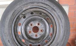 4 Michelin snow tires with rims, good condition!
