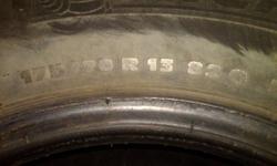 I have forsale a set of Michelin X-ice 175/70 R13 tires.  They were used for 2 winters.  100.00