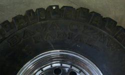 I'm selling four Mickey Thompson Baja Claw Radial tires with 99% tread remaining, basically new. They are 35x12.50R15LT mounted on GMC/Chevy, Nissan, Toyota 6x5.5 steel with chrome rims. Nothing wrong with the tires or rims i decided not to lift my truck.
