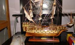 I have for sale a collection of model ships,price range between $15 and $75 or whole collection for $1000,relpy here or call 780-814-4340