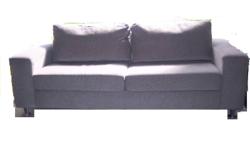 Sleek, modern, sofa and loveseat less than a year old and priced to sell! Excellent quality set bought for $1500 at Ashley Furniture, selling for $800 or best offer. Moving to Ottawa for work and must be sold. Can be sold separately. Delivery Included.